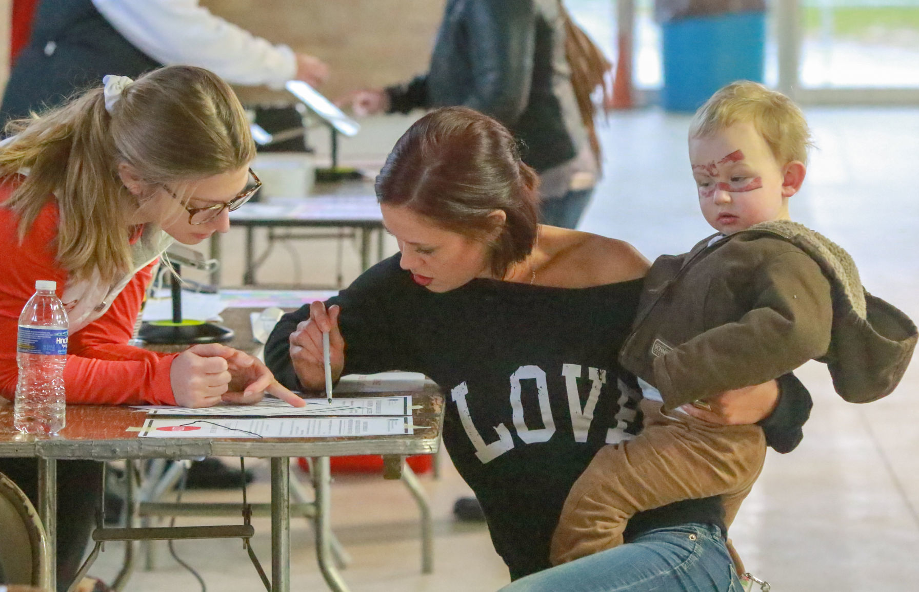 Voters turn out at Lake County Fairgrounds polling place